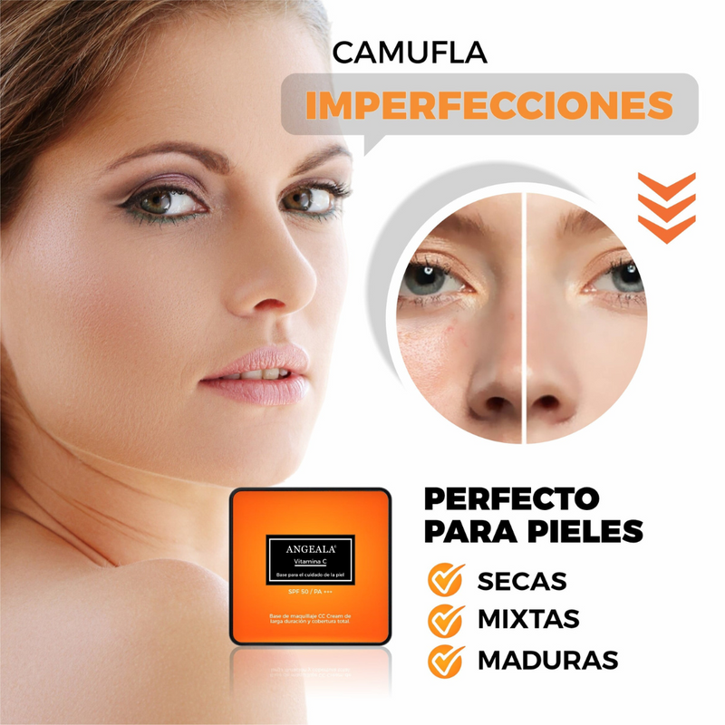 Base de Maquillaje ANGEALA® Crema Antiedad Premium