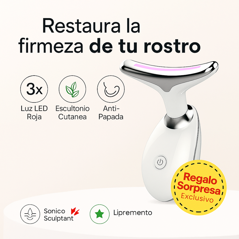 LumiGlow Masajeador Facial + 🎁Regalo Sorpresa🎁