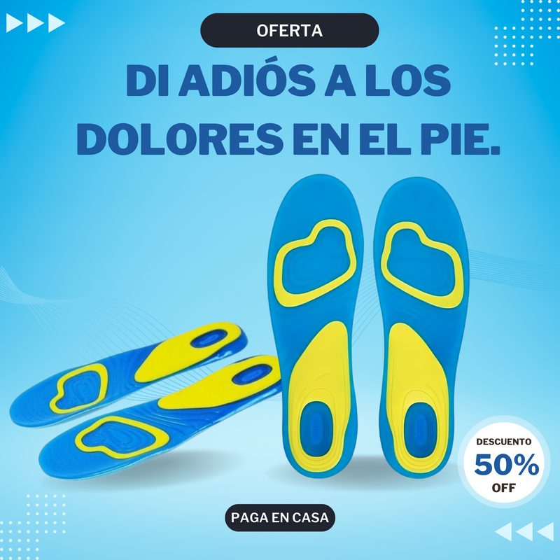 Plantillas Ortopédicas Mujer – Soporte & Alivio (38-42)